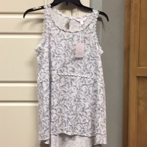 NWT feather tunic